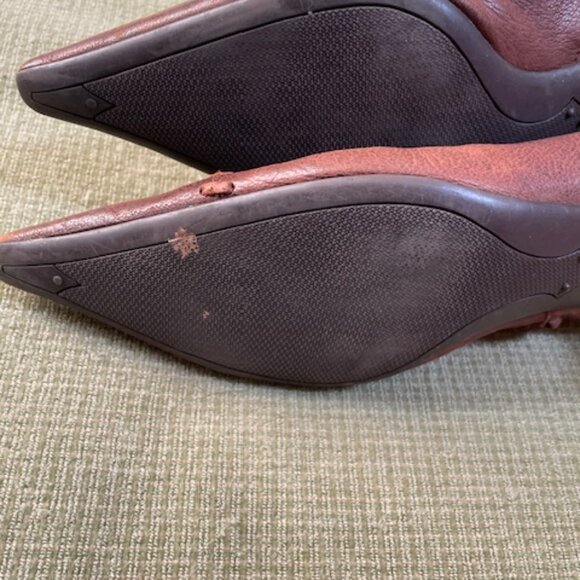 Prada brown leather ankle boot 38EUR - Picture 10 of 14